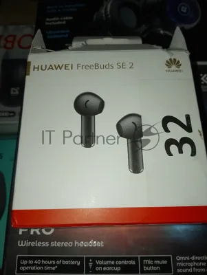 (Б/У) Гарнитура HUAWEI FREEBUDS SE 2 55037505 BLACK [Cм.описание!]