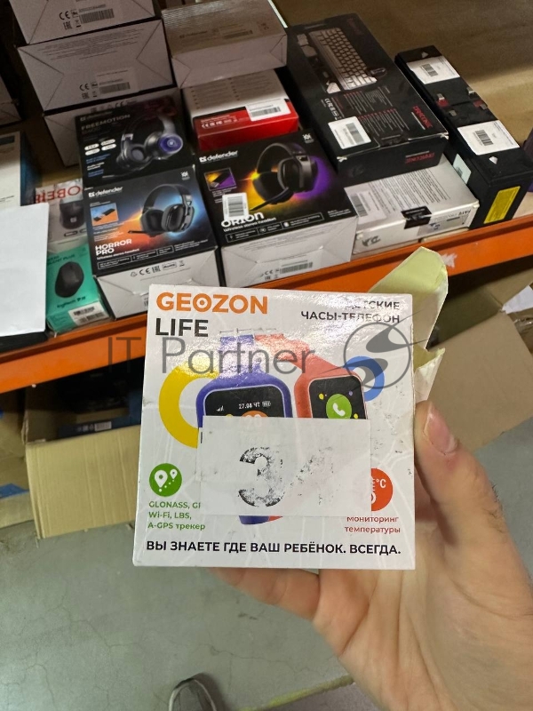 (Из ремонта) Умные часы GEOZON LIFE RED G-W12RED [Cм.описание!]