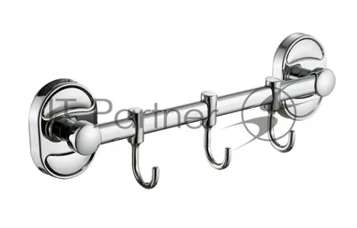 Крючок для полотенца Potato Genus P2914-3 3 крючка, хром