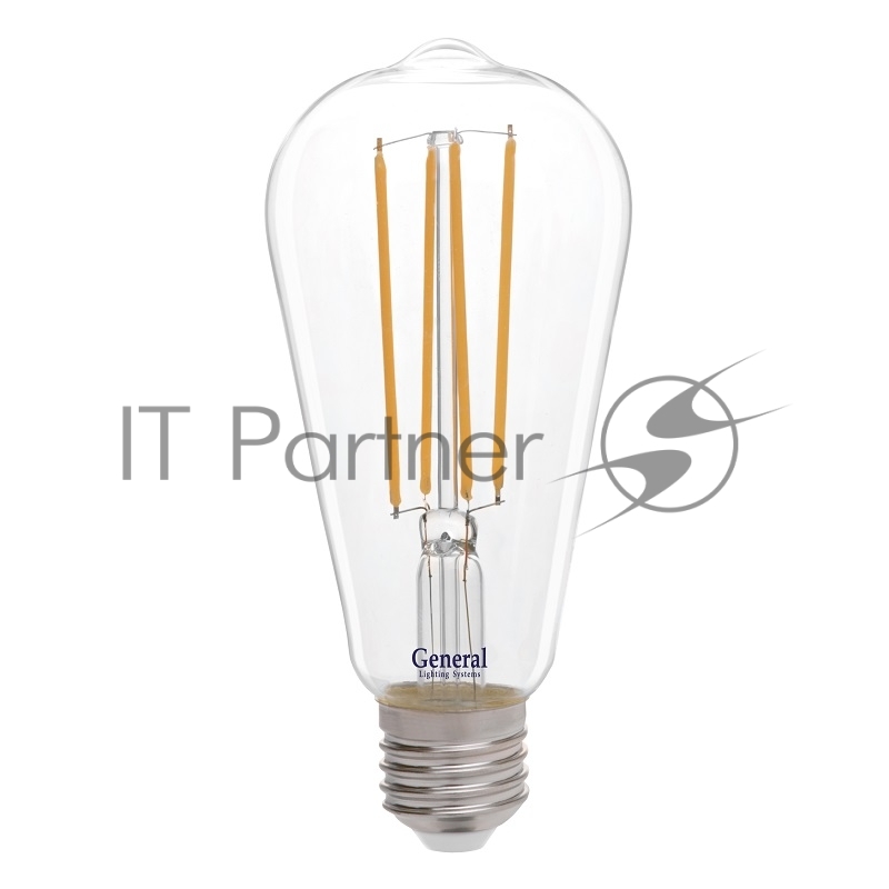 Филаментная светодиодная лампа General GLDEN-ST64S-10-230-E27-4500 1/5/20