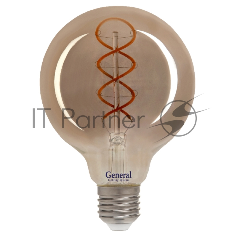 Филаментная светодиодная лампа General GLDEN-G95DSS-6-230-E27-1800 1/5/20