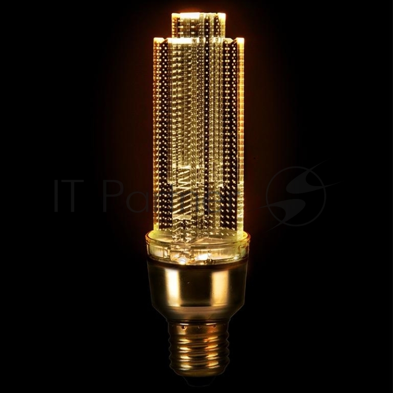Филаментная светодиодная лампа General GLDEN-CRYSTAL-5-230-E27-6500 Золотая