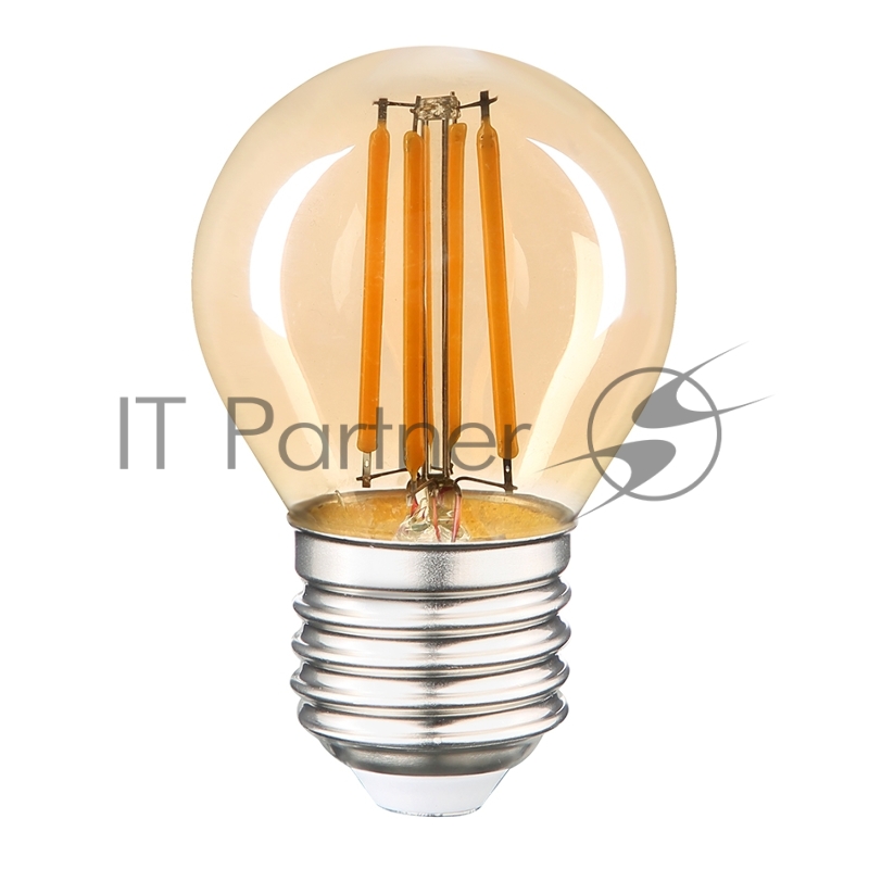 Филаментная светодиодная лампа General GLDEN-G45S-7-230-E27-2700 Золотая