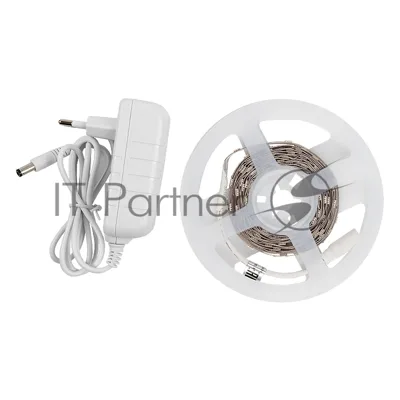 Лента светодиодная GLS-5050-30-7.2-12-IP20-PRO-3-3-KIT готовый комплект 3м с адаптером