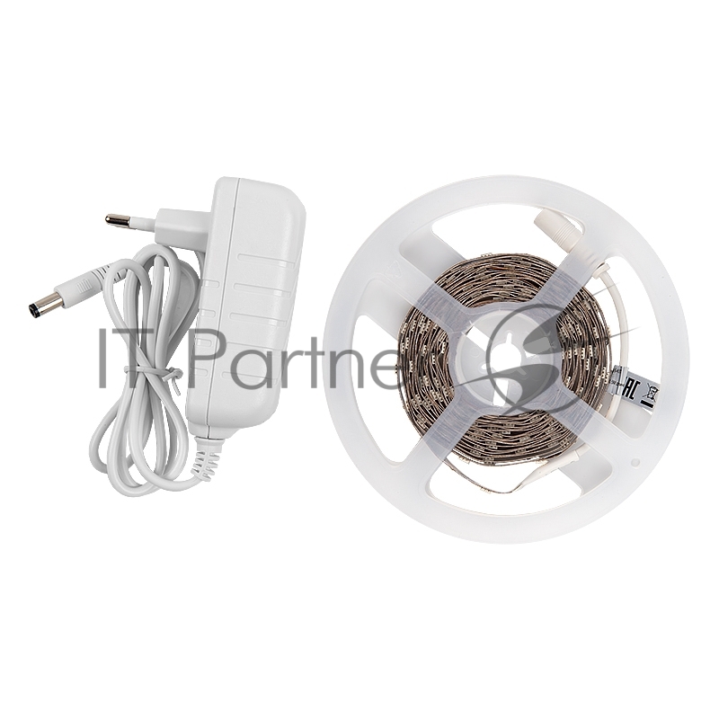 Лента светодиодная GLS-5050-30-7.2-12-IP20-PRO-3-5-KIT готовый комплект 5м с адаптером