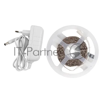 Лента светодиодная GLS-5050-30-7.2-12-IP20-PRO-3-5-KIT готовый комплект 5м с адаптером