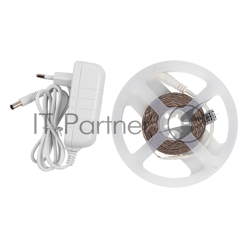 Лента светодиодная GLS-2835-120-9.6-12-IP20-PRO-4-3-KIT готовый комплект 3м с адаптером