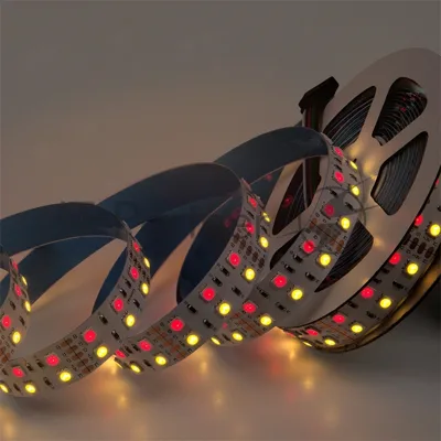 Лента светодиодная GLS-5050-120-28.8-12-IP20-RGB+3 двухрядная