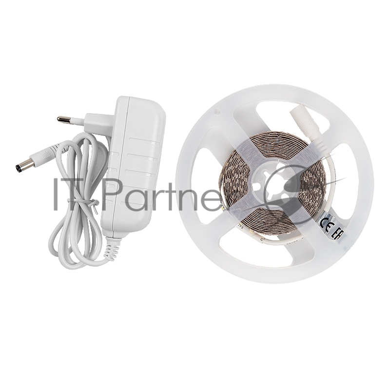 Лента светодиодная GLS-2835-120-9.6-12-IP20-PRO-6-3-KIT готовый комплект 3м с адаптером