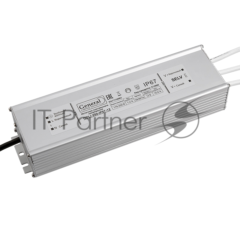 Драйвер светодиодный GDLI-200-IP67-24