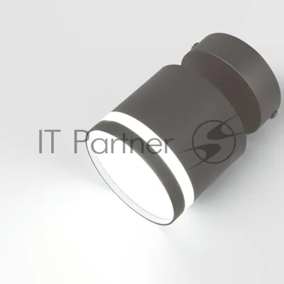 Спот на основании GWL-GX53-M-IP20 Одинарный Графит С боковым рассеивателем Башня
