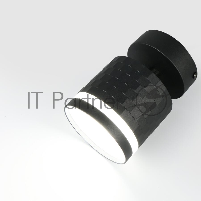 Спот на основании GWL-GX53-M-IP20 Одинарный Черный С боковым рассеивателем Кирпич
