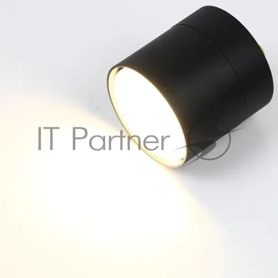 Спот на основании GWL-GX53-M-IP20 Одинарный Черный Направленный Вихрь