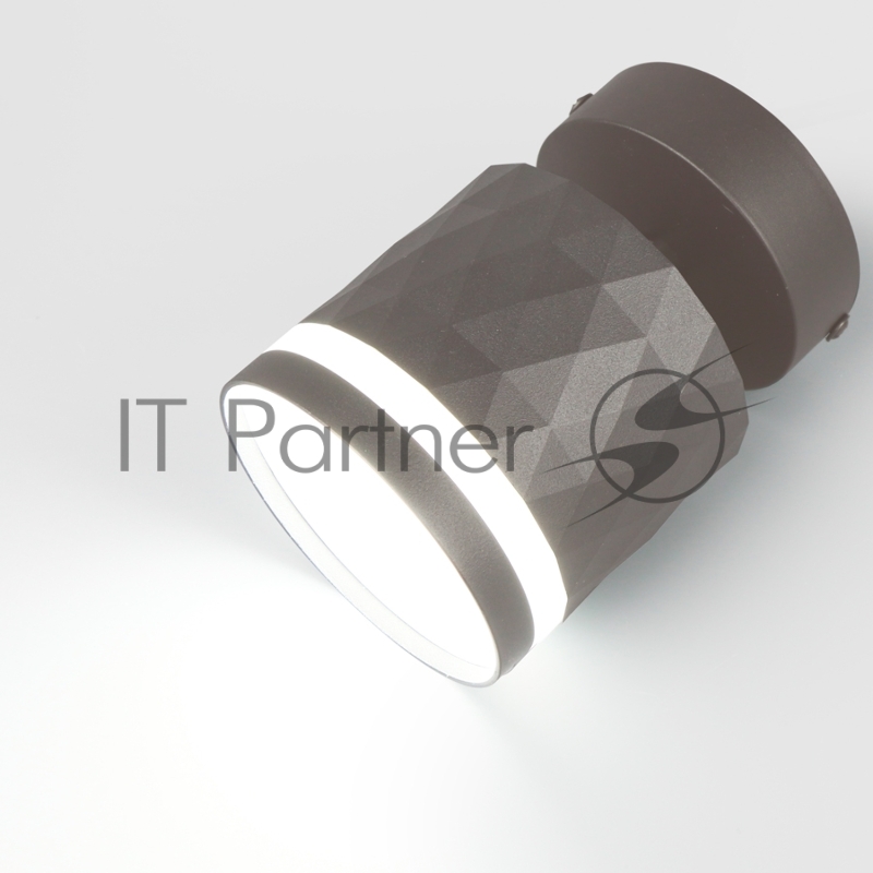 Спот на основании GWL-GX53-M-IP20 Одинарный Графит С боковым рассеивателем Ромб