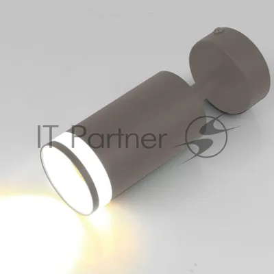 Спот на основании GWL-GU10-M-IP20 Одинарный Графит С Боковым рассеивателем Башня