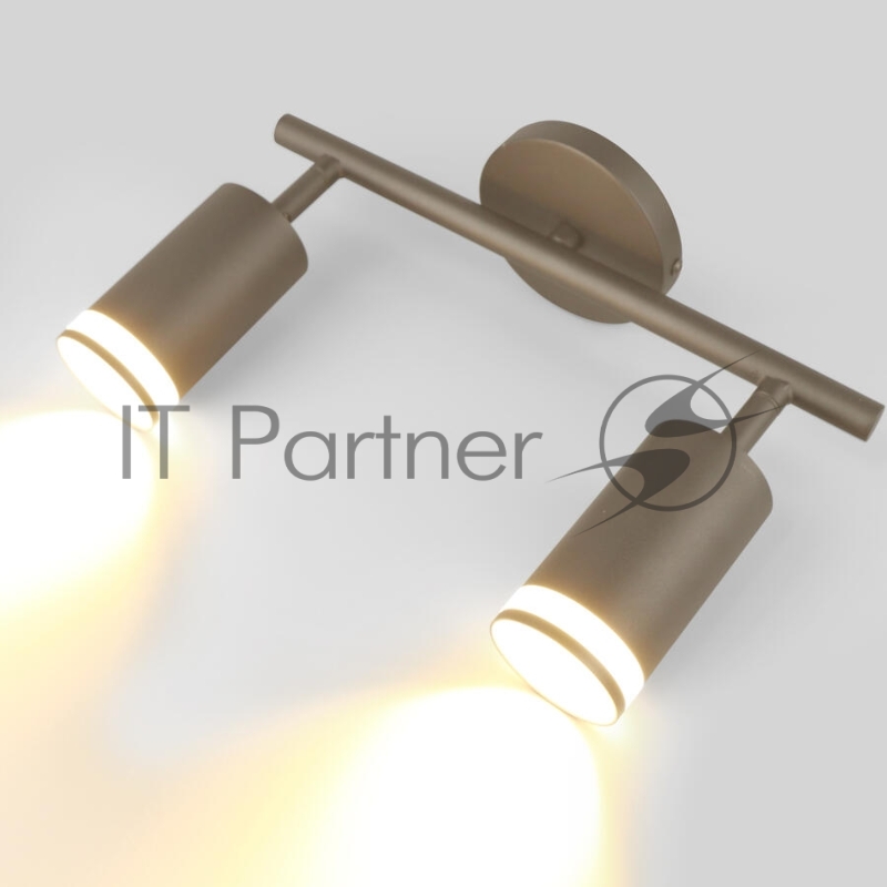 Спот на основании GWL-2GU10-M-IP20 Двойной Графит С боковым рассеивателем Башня