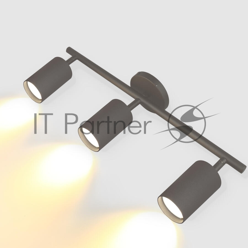 Спот на основании GWL-3GU10-M-IP20 Тройной Графит Направленный Башня