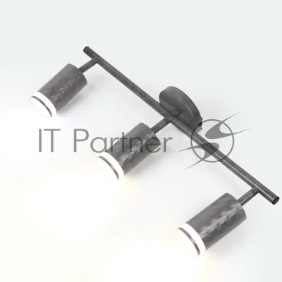 Спот на основании GWL-3GU10-M-IP20 Тройной Бетон С боковым рассеивателем Кирпич