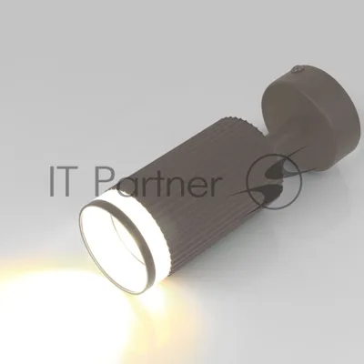 Спот на основании GWL-GU10-M-IP20 Одинарный Графит С Боковым рассеивателем Полосы