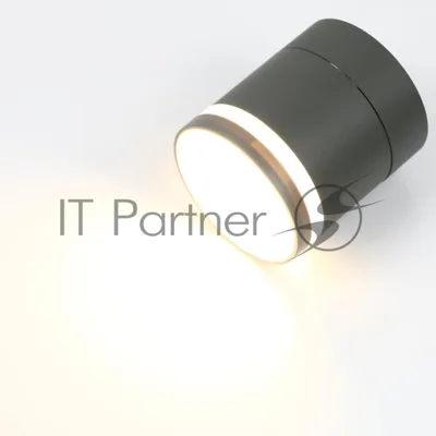 Спот на основании GWL-GX53-M-IP20 Одинарный Графит С Боковым рассеивателем Вихрь