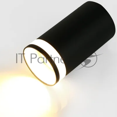 Спот GWL-GU10-M-IP20 Черный С Боковым рассеивателем Башня