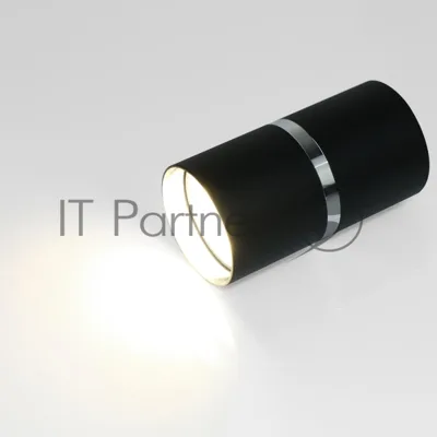 Спот GWL-GU10-M-IP20 Черный+ Серебряное кольцо Диаметр