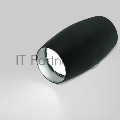 Спот GWL-GU10-M-IP20 Черный Прямой верх Бочонок
