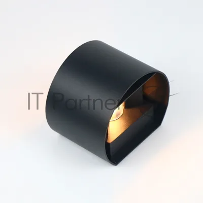 Фасадный светильник General GWL-G9-5-ROUND-IP65 Черный Круглый Лайтвэйв