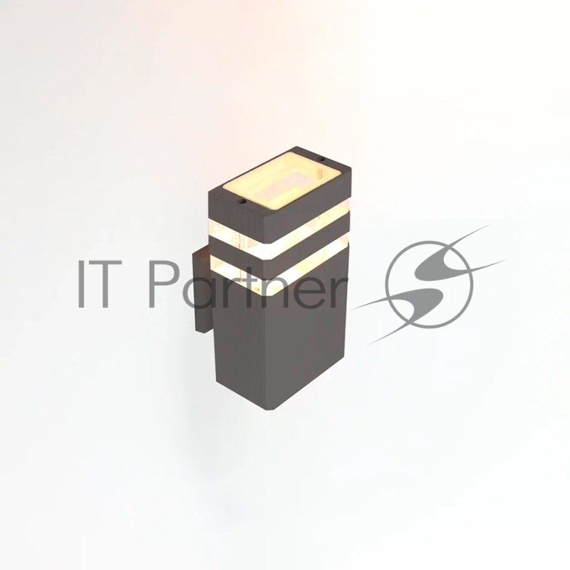 Фасадный светильник General GWL-MR16-GU10-S-IP65 Графит с двойным боковым рассеивателем Катет