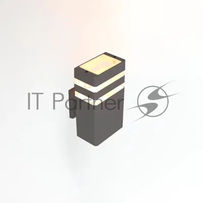 Фасадный светильник General GWL-MR16-GU10-S-IP65 Графит с двойным боковым рассеивателем Катет