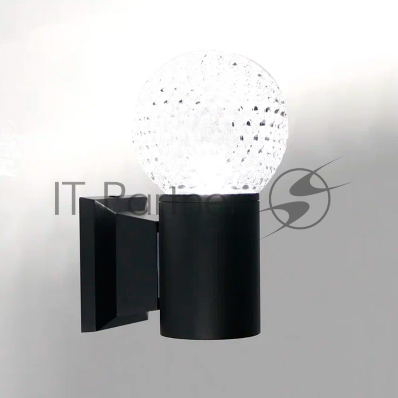 Фасадный светильник General GWL-G9-5-ROUND-IP65 Черный Антарес