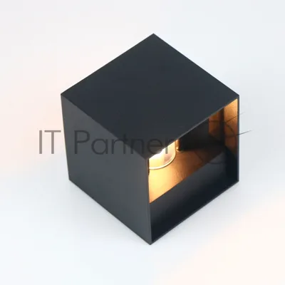 Фасадный светильник General GWL-G9-5-SQUARE-IP65 Черный Квадратный Лайтвэйв