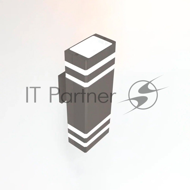 Фасадный светильник General GWL-2MR16-GU10-S-IP65 Графит с двойным боковым рассеивателем Катет