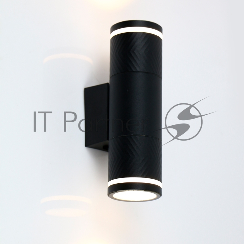 Фасадный светильник GWL-2MR16-GU10-R-IP65 Черный Шпиль