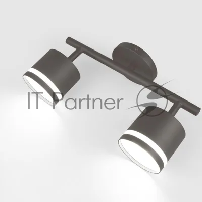 Спот на основании GWL-2GX53-M-IP20 Двойной Графит С боковым рассеивателем Башня