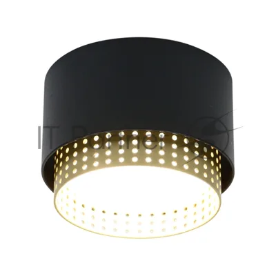 Спот General GWL-GX53-M-IP20 Черный+Золотой Матрикс