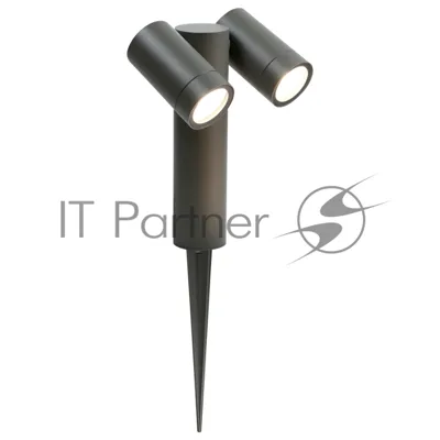 Садово-парковый светильник General GPF-2MR16-GU10-R-IP65 Графит Люмикс