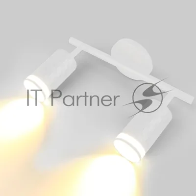 Спот на основании GWL-2GU10-M-IP20 Двойной Белый С боковым рассеивателем Кирпич