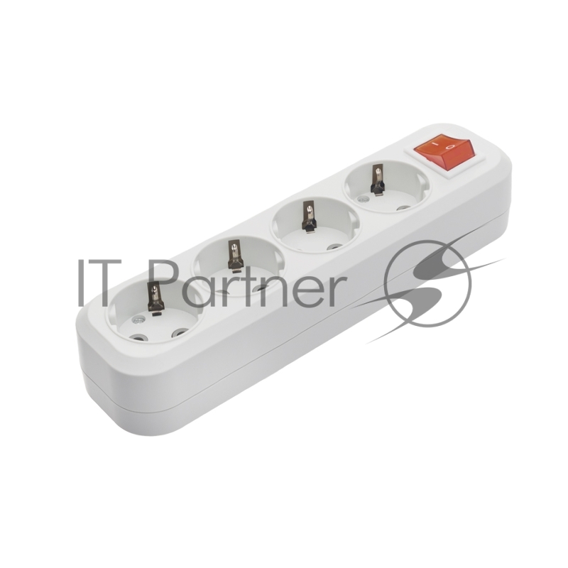 Розетка 2П+3 открытой установки IP54 16А 250В бело-серая "Сигма" General