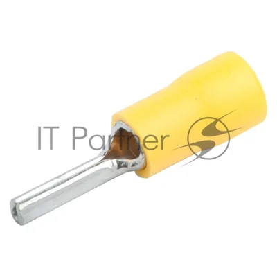 Наконечник НШКИ (штыревой круглый) GNPI-5,5-25,5-50 Желтый, 50 штук