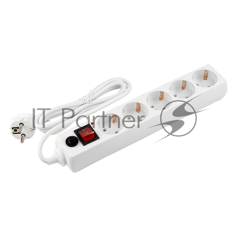 Сетевой фильтр General GPS-5-16-3x1-700-W, 5 мест, 16А, 3x1 мм2, 7 м, белый