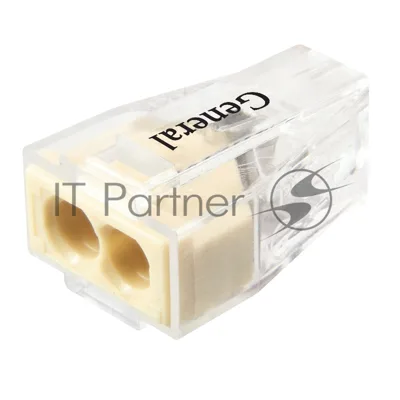 GTER6-02-75 Клемма СМК 773-202, 2-проводная, 0.75-2.5 мм2 General, упак. 20 шт.