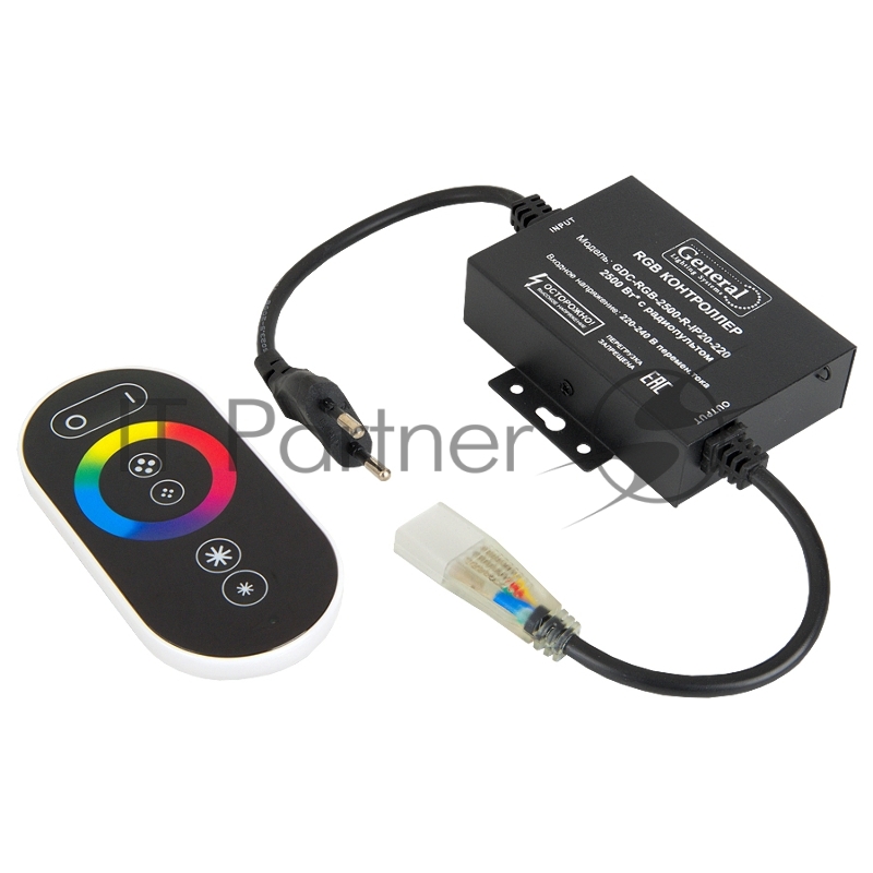 Контроллер RGB GDC-RGB-2500-R-IP20-220