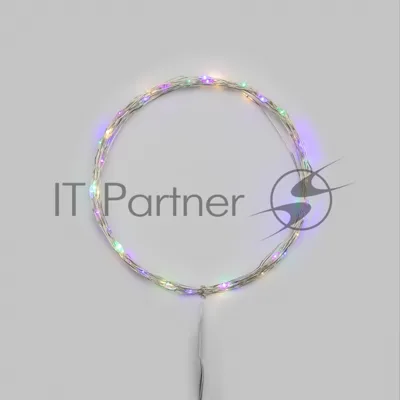 Гирлянда светодиодная Роса 5м 50 LED МУЛЬТИКОЛОР IP20 2хАА (в комплект не входят) NEON-NIGHT