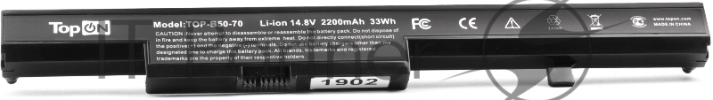 Батарея для ноутбука TopON TOP-B50-70 14.8V 2200mAh Li-Ion (103524)
