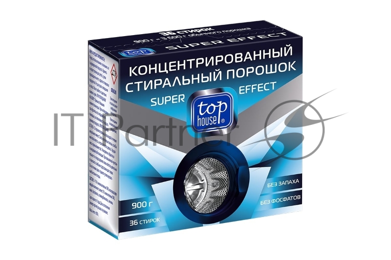 Концентрированный стиральный порошок Super effect, 0,9 кг специально разработан для стирки белых и цветных изделий из хлопчато- бумажных, льняных, синтетических и смесовых тканей. Подходит для всех типов стиральных машин и ручной стирки при температуре от 30 до 90 °С. Содержит комплекс энзимов и активный кислород, хорошо выполаскивается. Произведен без фосфатов и отдушек, безопасен для септиков.