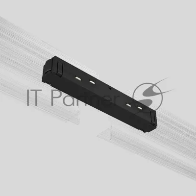 Прямой коннектор Elektrostandard Slim Magnetic черный 95135/00