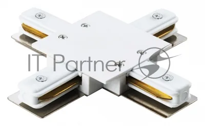 Коннектор для встраиваемого шинопровода Х- образный G-1-TXT-I-IP20-W 1-фазный белый
