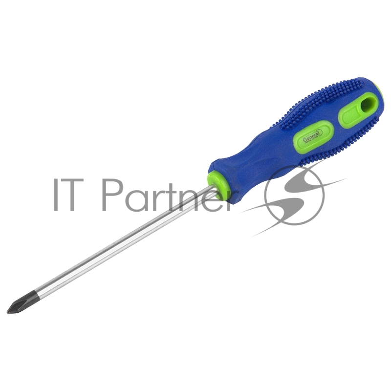 Отвертка крестовая PH1x100, двухкомпонентная рукоятка, CR-V, G-Tec, General
