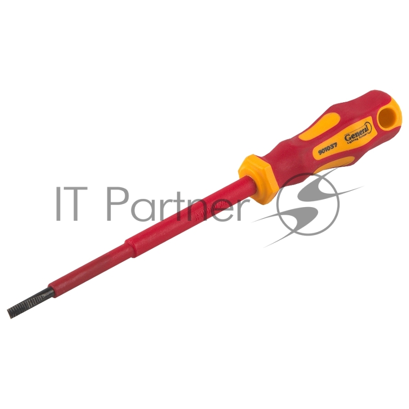 Отвертка шлицевая диэлектрическая SL3,5x100, G-Pro, 1000V, General
